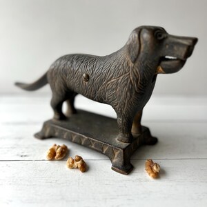 Antique 1910 Cast Iron Dog Canine Nut Cracker