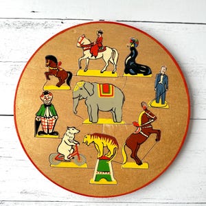 Vintage Simplex Wood Circus Puzzle