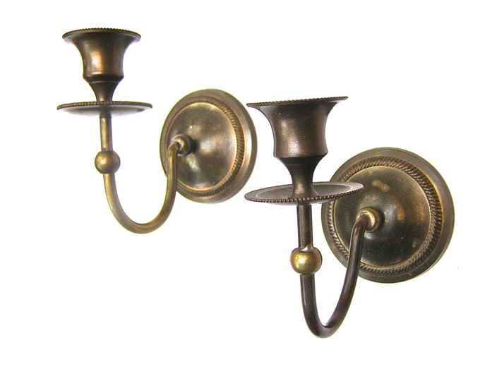 Wall Candle Sconces, Bronze Wall Candle Holders, Vintage Wall Sconce