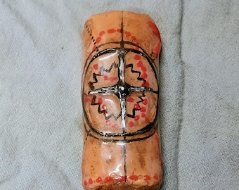 Treasure Map Polymer Clay Lighter Case