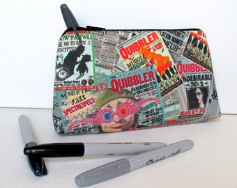 The Quibbler - Pencil Case - Large Zipper Pouch