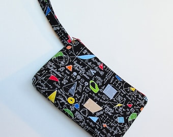 Wristlet - Math Equations - Diaper Clutch