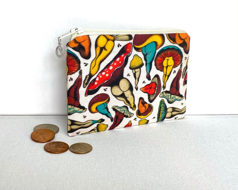 Money Pouch or Coin Purse Mushroom Booties image 1