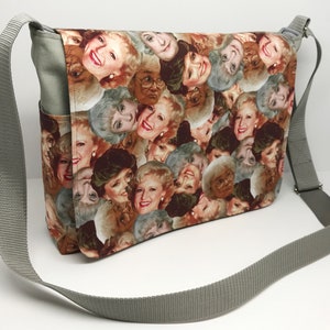 SALE - Canvas Messenger Bag - The Golden Girls - Thank You For Being A Friend