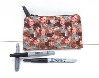 Thank You For Being a Friend Large Pouch or Pencil Case - Golden Girls