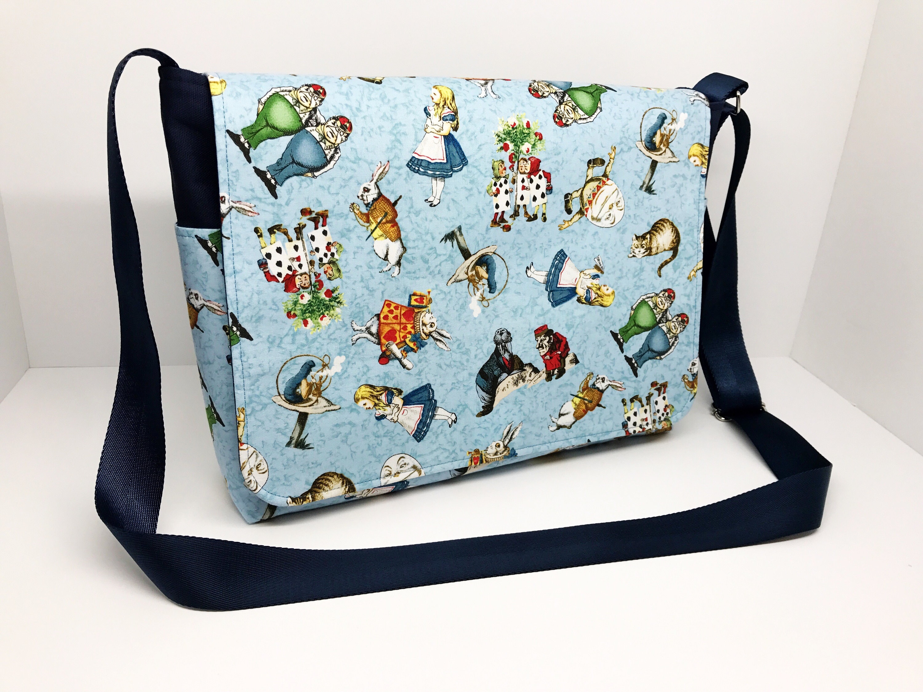 alice in wonderland messenger bag