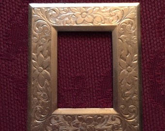 One Brass Decorative Frame SHIPPING INCLUDED