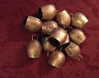 2-Inch Mongolian Style Tin Indian Bells -- One Dozen