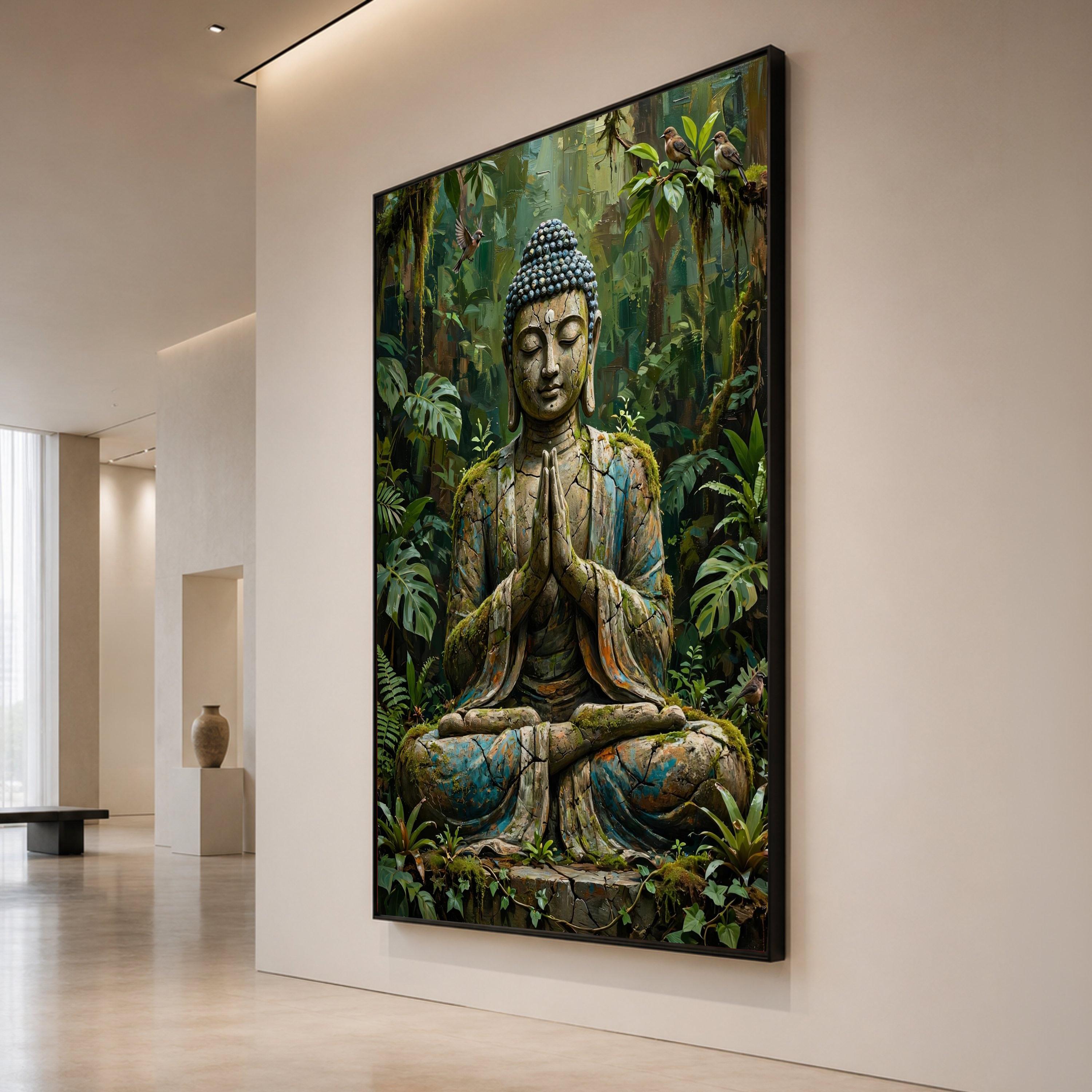 Buddha Wall Mural - Etsy