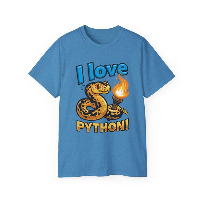 I Love Python T-Shirt | Programming coder tee | Funny Programmer Shirt | Coding Gift for Developers 画像 11