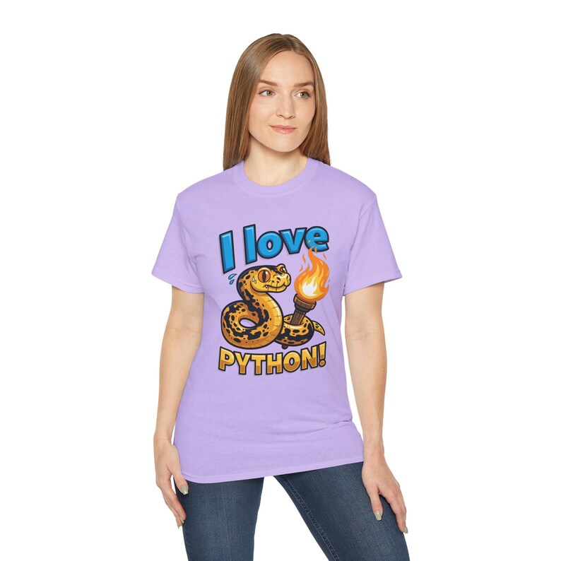 I Love Python T-Shirt | Programming coder tee | Funny Programmer Shirt | Coding Gift for Developers 画像 9
