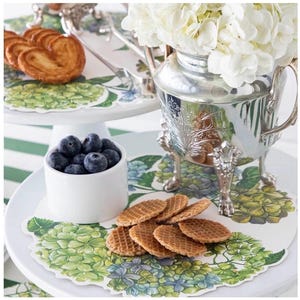 Hydrangea Serving Papers