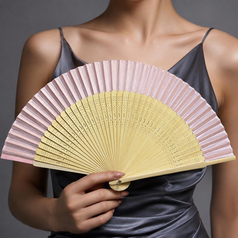 Bamboo Folding Fan, Classical Dance Accessory, Chinese Style, Portable ...