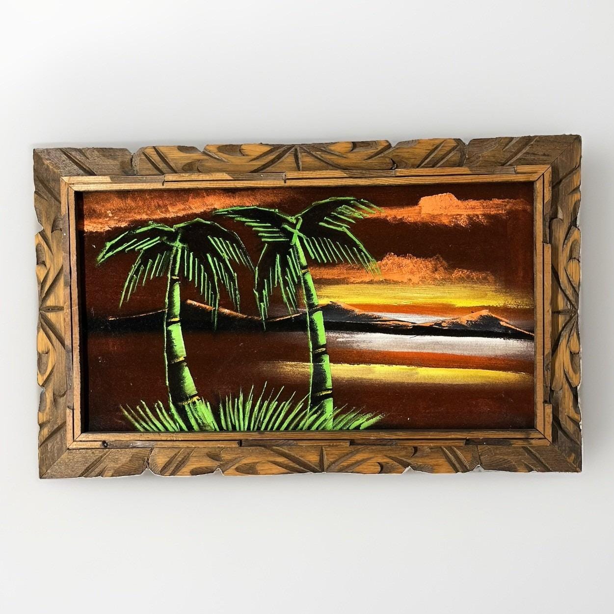 70s Velvet Paintings - Etsy