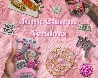 Luxury Charm Vendor Bundle | Designer Charms | Junk Charms