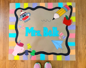 Hand Painted Custom Banner | Personalized Teacher Banner | Event Decor