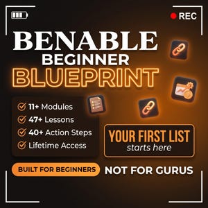 Benable Beginner Blueprint Course | Automate Your Benable Storefront with Claude AI | Affiliate Marketing for Beginners + Invite Code