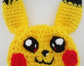 Pikachu, pokemon pikachu hat, pikachu costume hat, cosplay pikachu inspired hat, Halloween hat, photo prop,