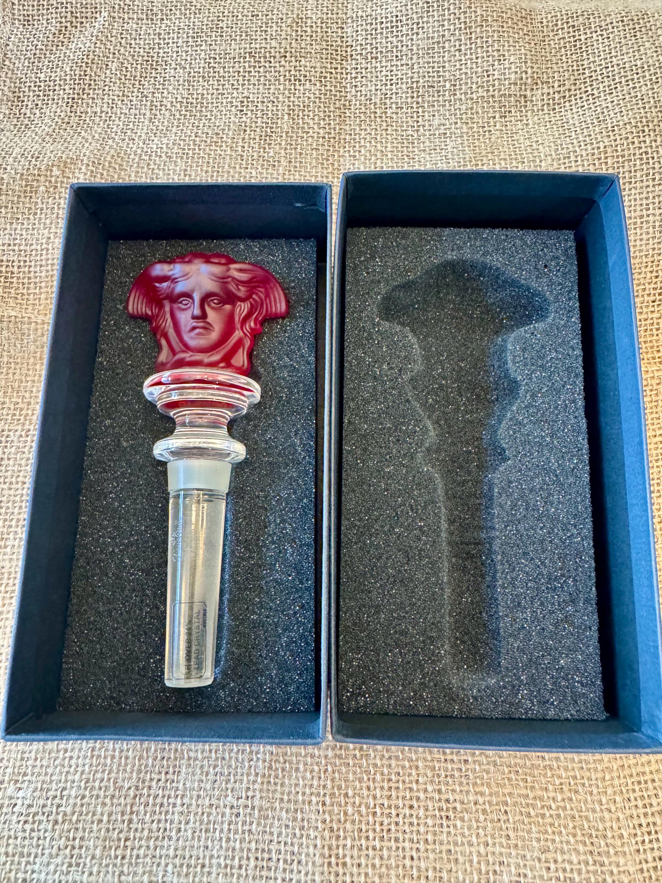 Versace Rosenthal Medusa Wine Stopper - Etsy