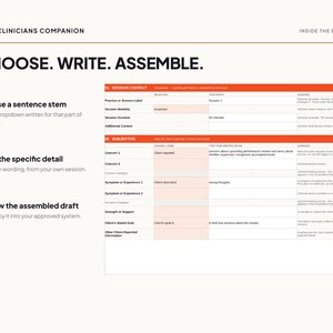SOAP Note Builder for Social Work | Excel & Google Sheets Documentation Tool image 6