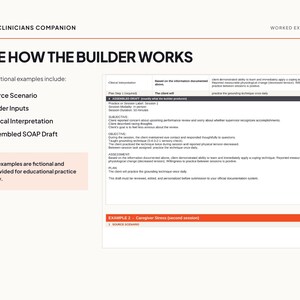 SOAP Note Builder for Social Work | Excel & Google Sheets Documentation Tool image 7
