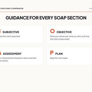 SOAP Note Builder for Social Work | Excel & Google Sheets Documentation Tool image 4