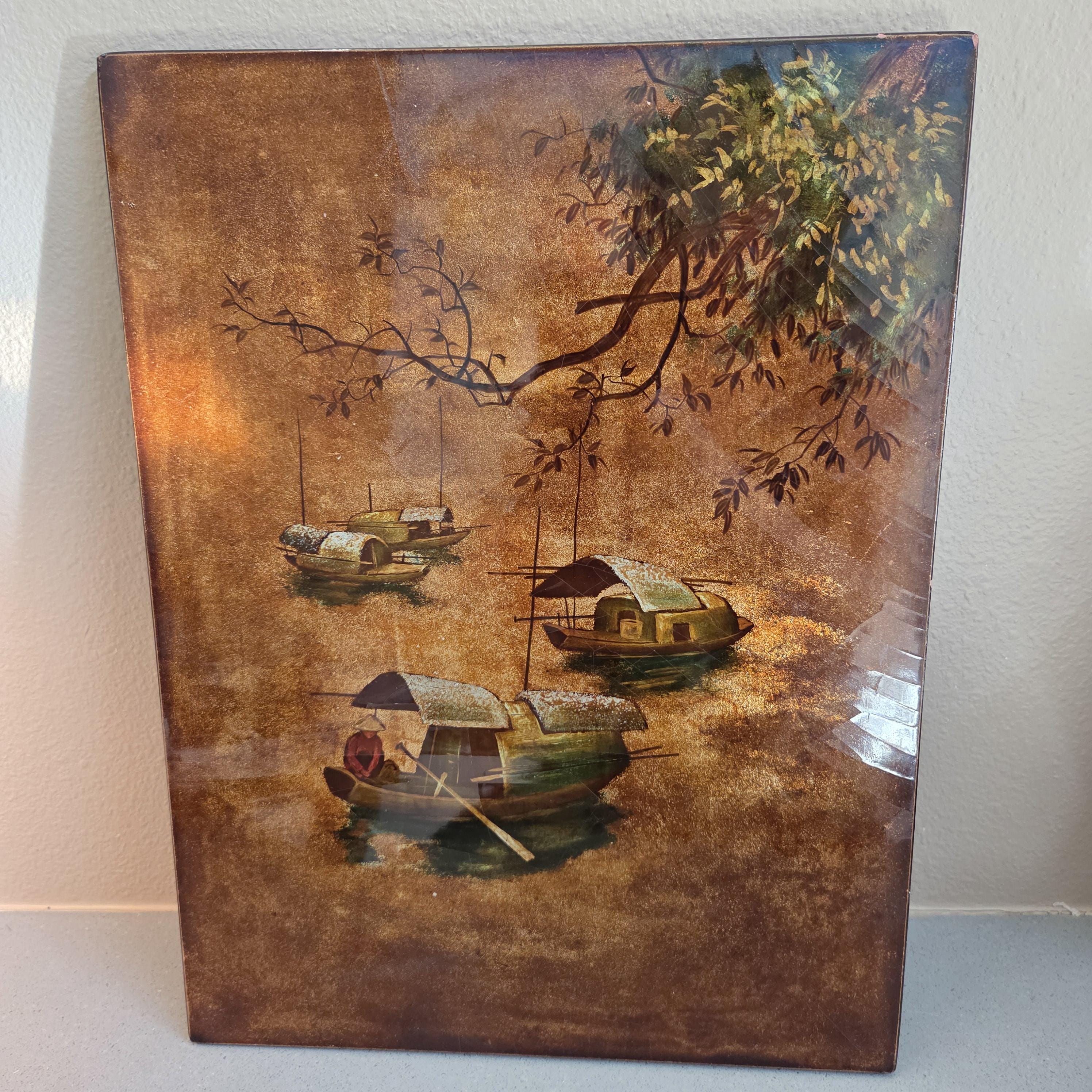 Vietnamese lacquer art - Etsy 日本