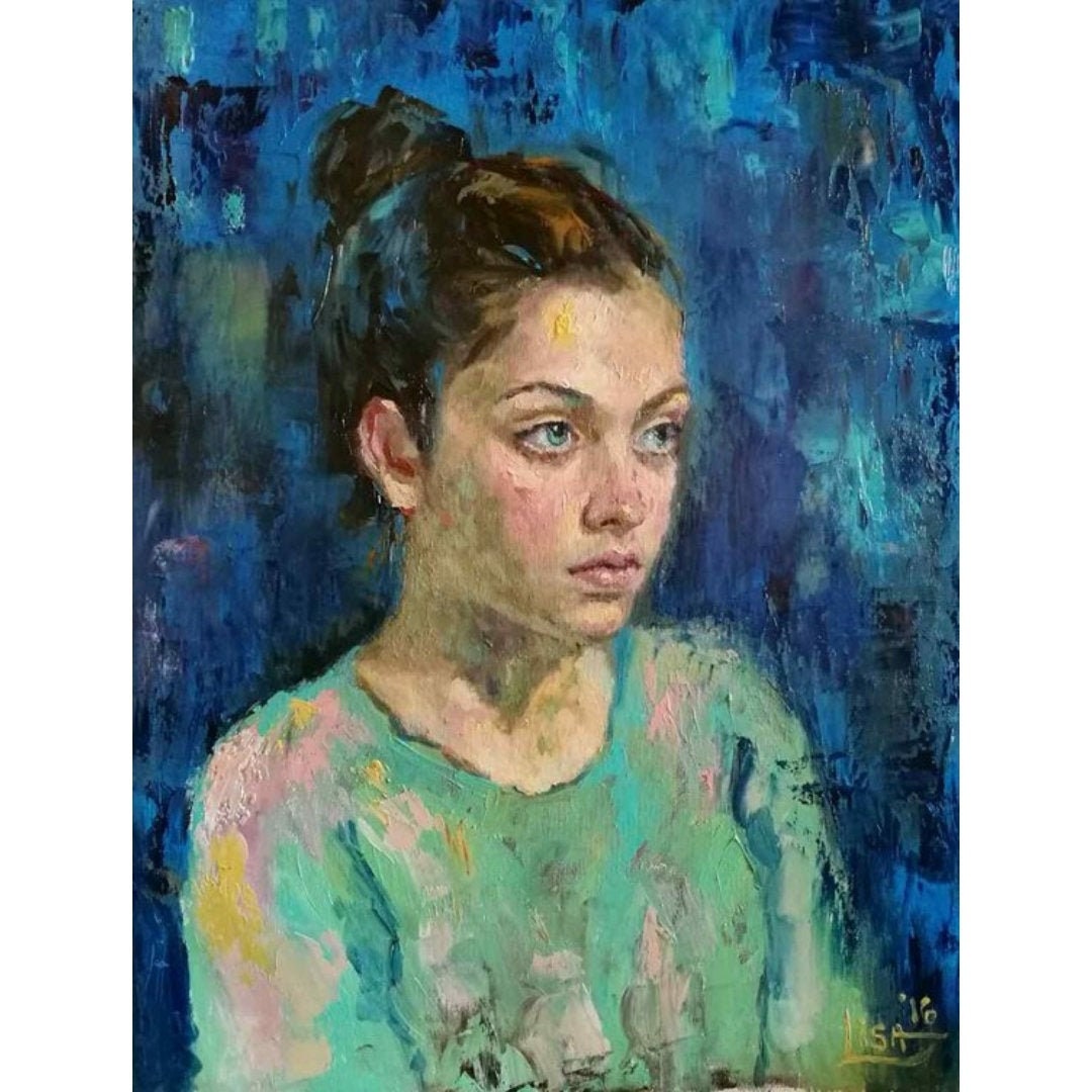 Wall Hangings Commission painting Custom Portrait Painting Oil On