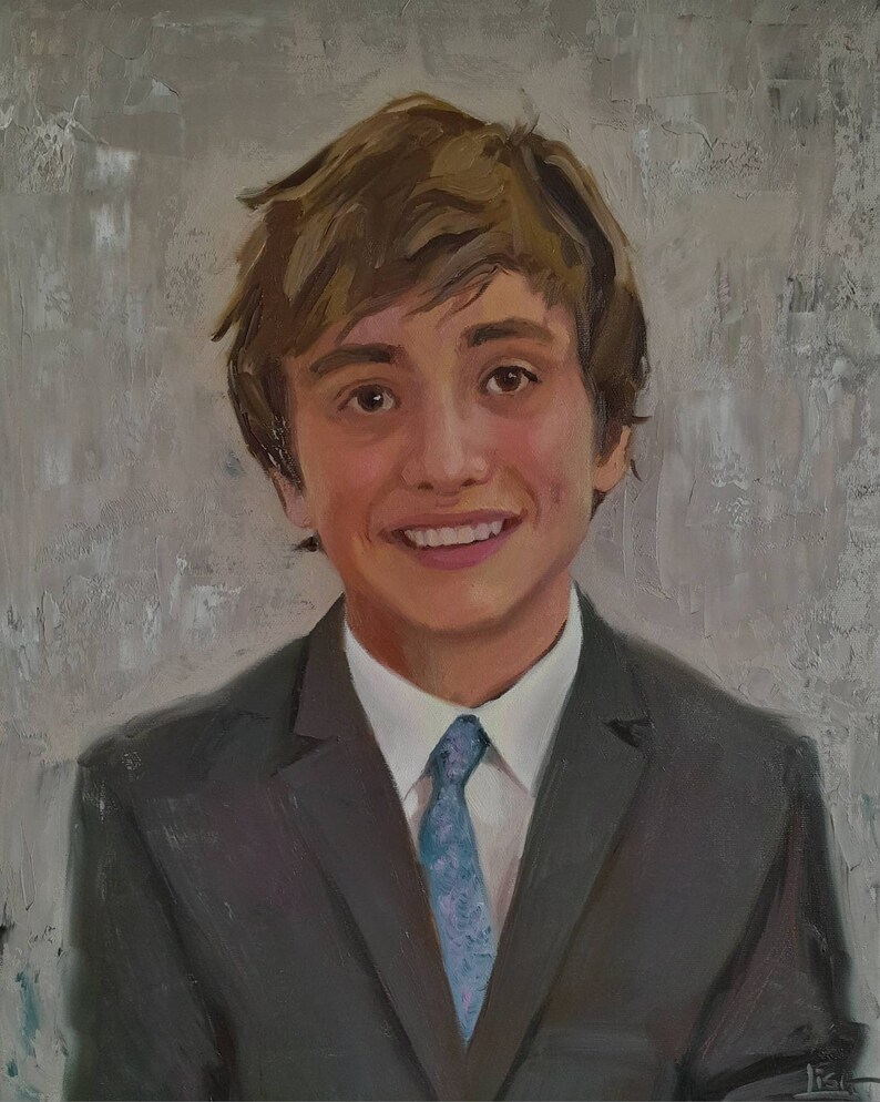 Custom Portrait From Photo Commission Oil Painting on Canvas - Etsy