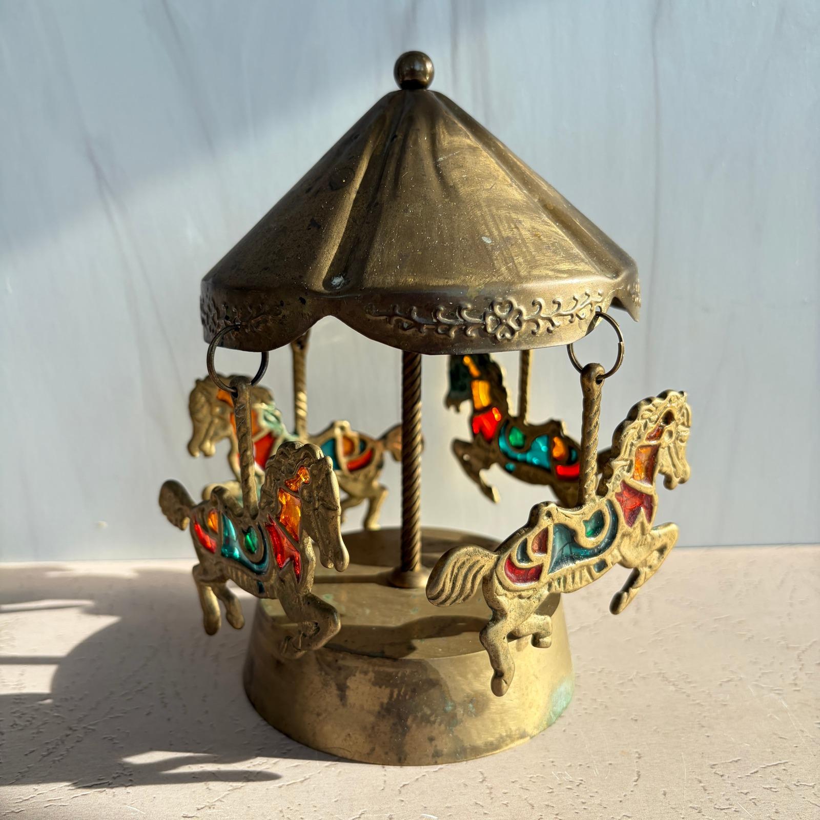 Wind up Music Box Carousel - Etsy