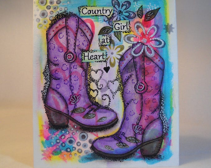 Cowgirl Art Cowgirl Quotes Country Girl Cowgirl Boots Girl - Etsy