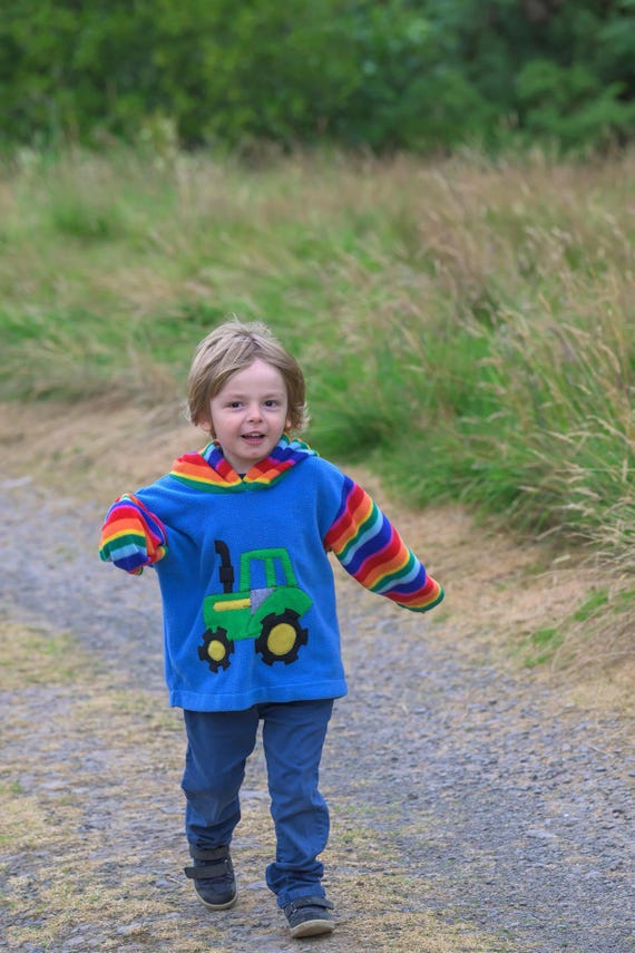 Boys tractor hoodie sale