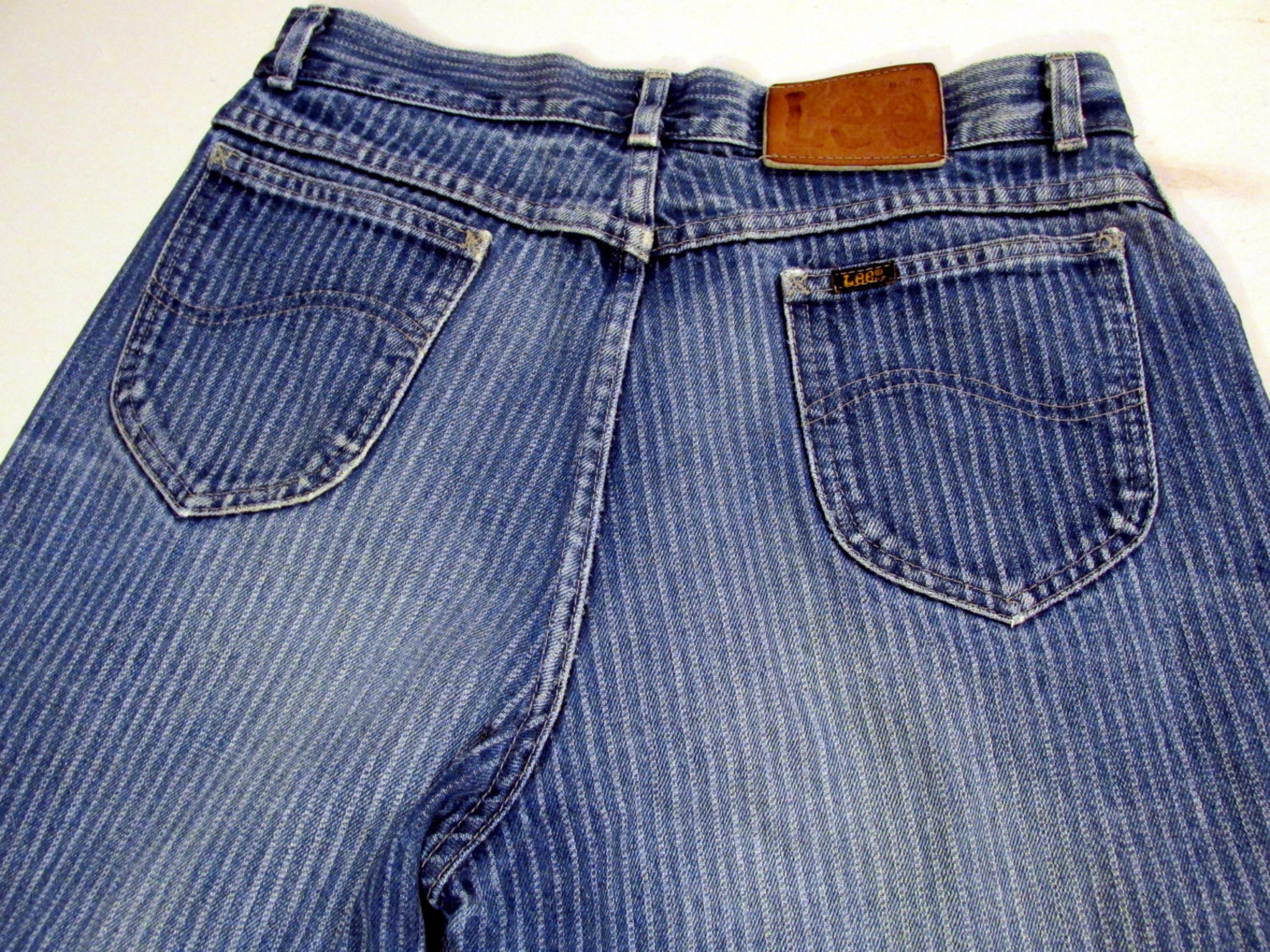 railroad stripe jeans