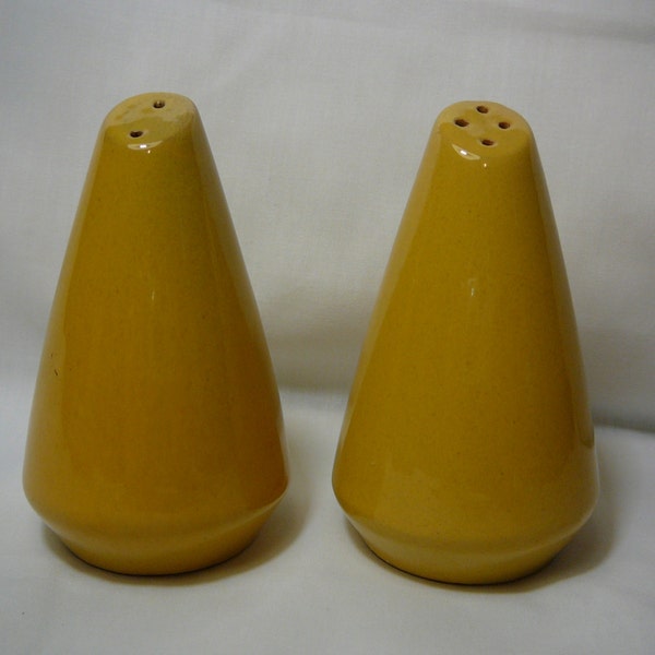 Frankoma Autumn Yellow Salt and Pepper Shakers