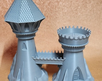 D26G19 Retro Elven Watchtower by Doctor Spork Oldhammer terrain FDM 3d printed elf elfs