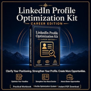 LinkedIn Profile Optimization Kit | Headline, About & Experience