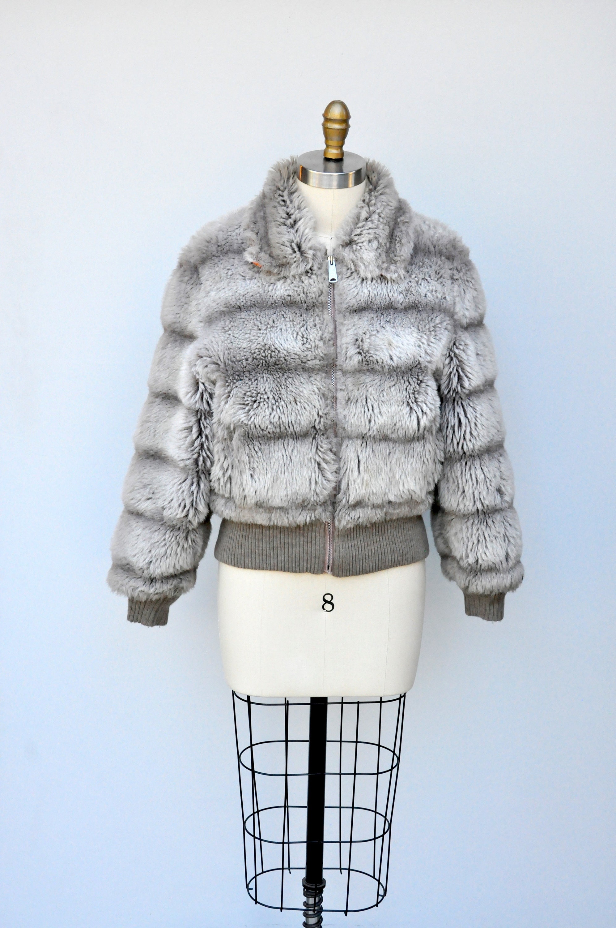Vintage FAUX FUR Jacket - 70s 80s Fur Jacket - Faux Fur Vintage FAUX FUR Jacket - 70s 80s Fur Jacket - Faux Fur