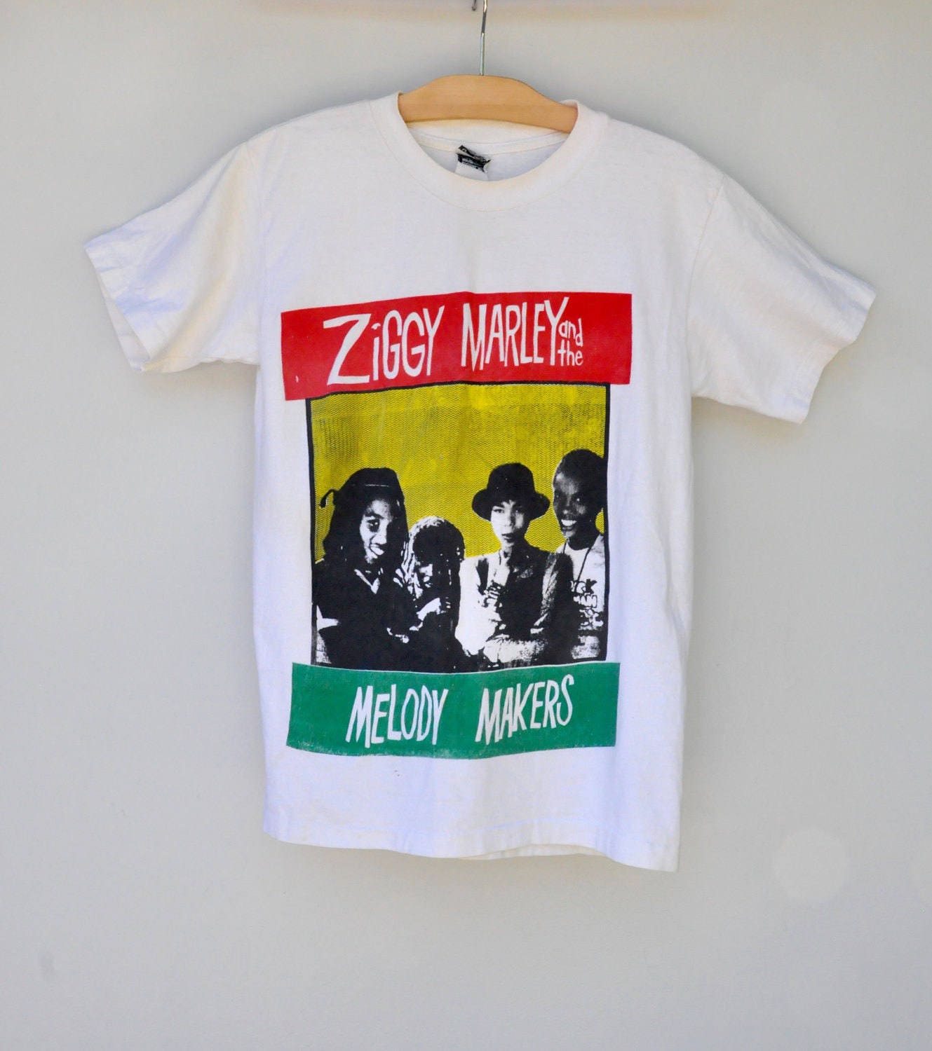 Vintage 1990 Ziggy Marley and the Melody Makers T-shirt - 90s T 