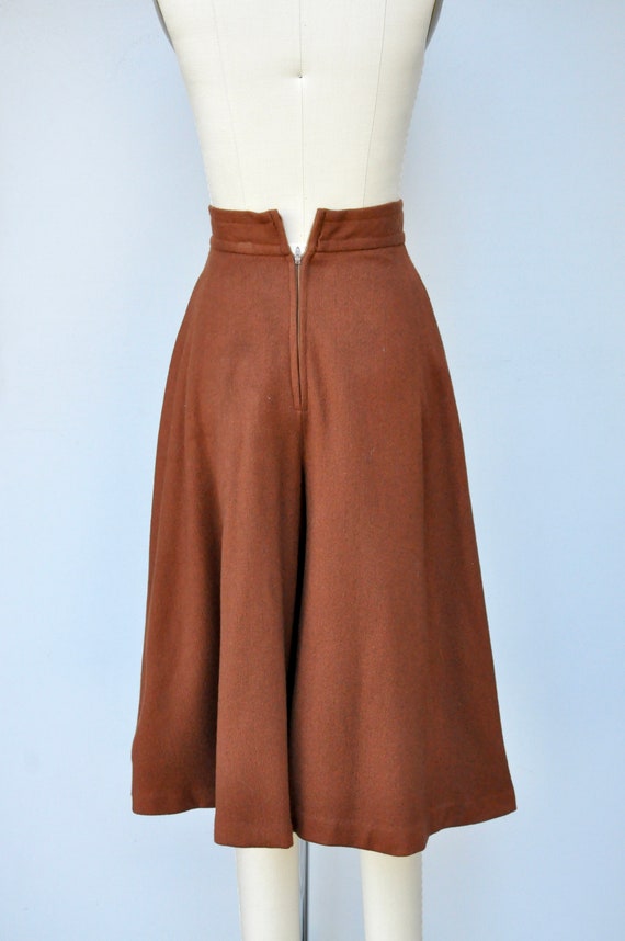 50s Brown SKORT - High Waist Skort - High Waisted… - image 9