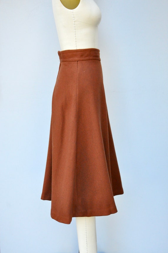 50s Brown SKORT - High Waist Skort - High Waisted… - image 3