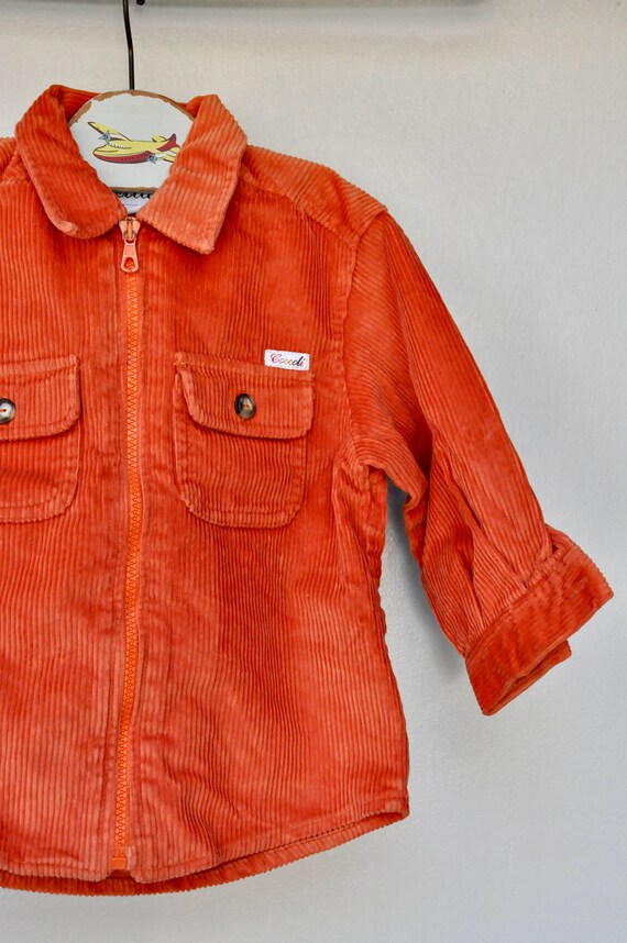 Vintage Corduroy Jacket for Kids Toddler - Zip Up… - image 7