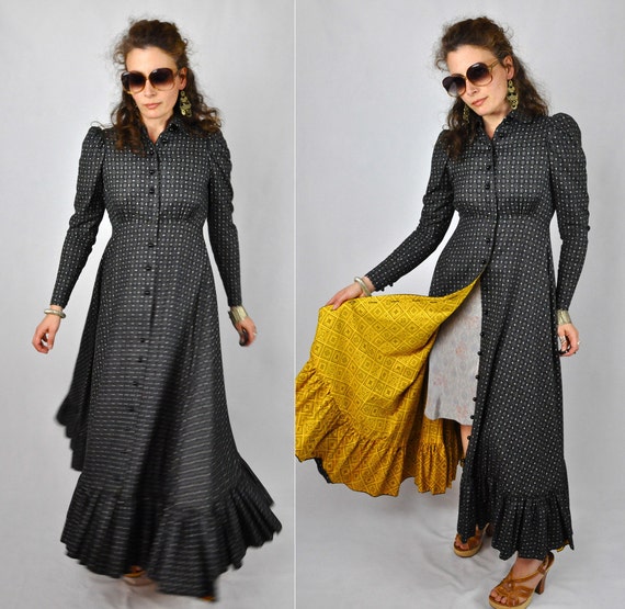 70's style maxi dresses