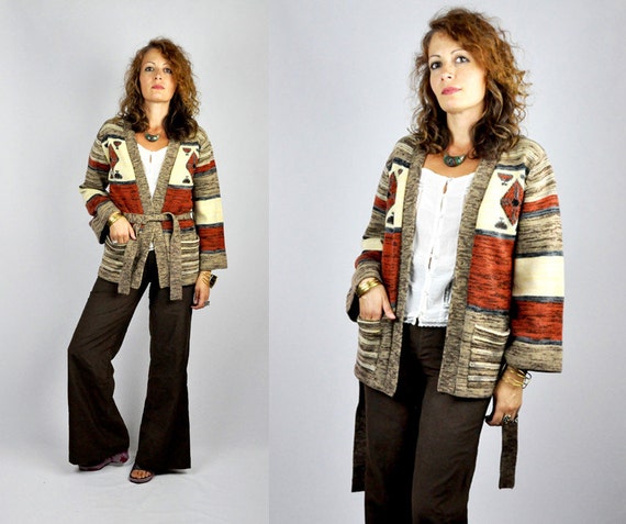navajo cardigan sweater