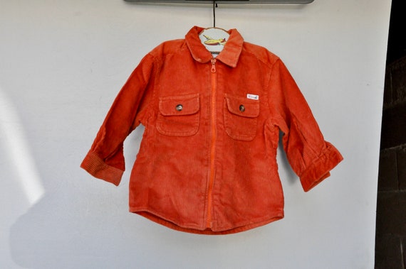 Vintage Corduroy Jacket for Kids Toddler - Zip Up… - image 4