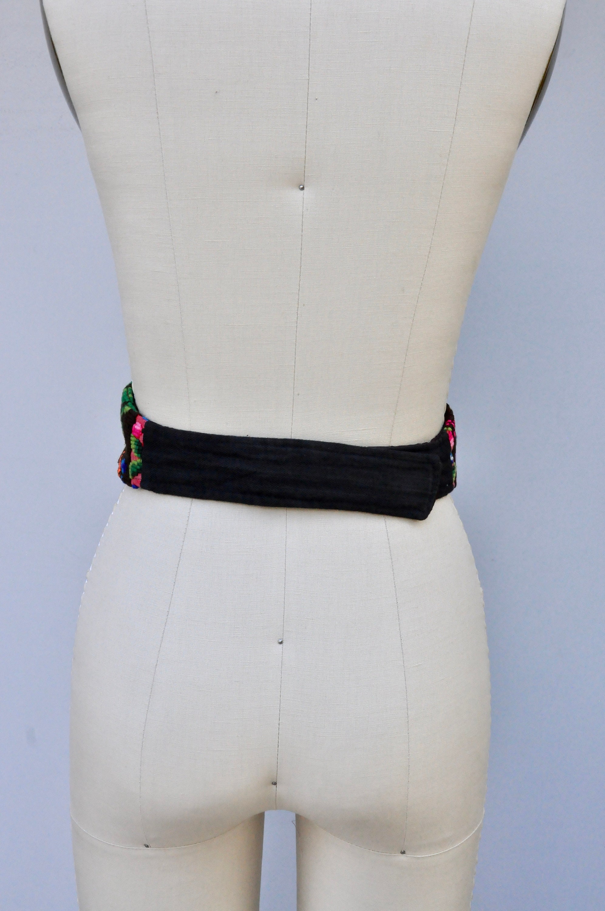 Colorful Kilim Floral Belt - Guatemalan Belt - Mexican Belt  display picture 1