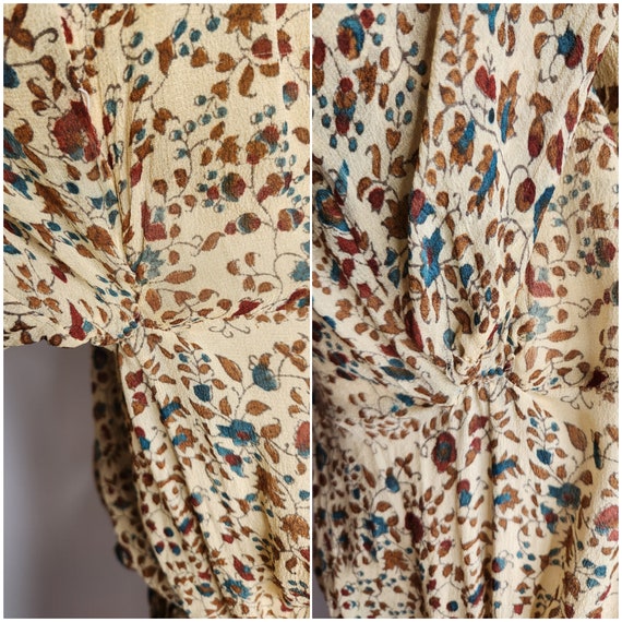 Vintage Indian Silk Dress by Jane Andre Californi… - image 7