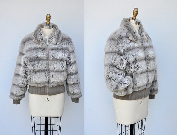 Vintage FAUX FUR Jacket - 70s 80s Fur Jacket - Faux Fur Vintage FAUX FUR Jacket - 70s 80s Fur Jacket - Faux Fur