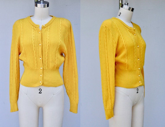 mustard yellow long cardigan sweater