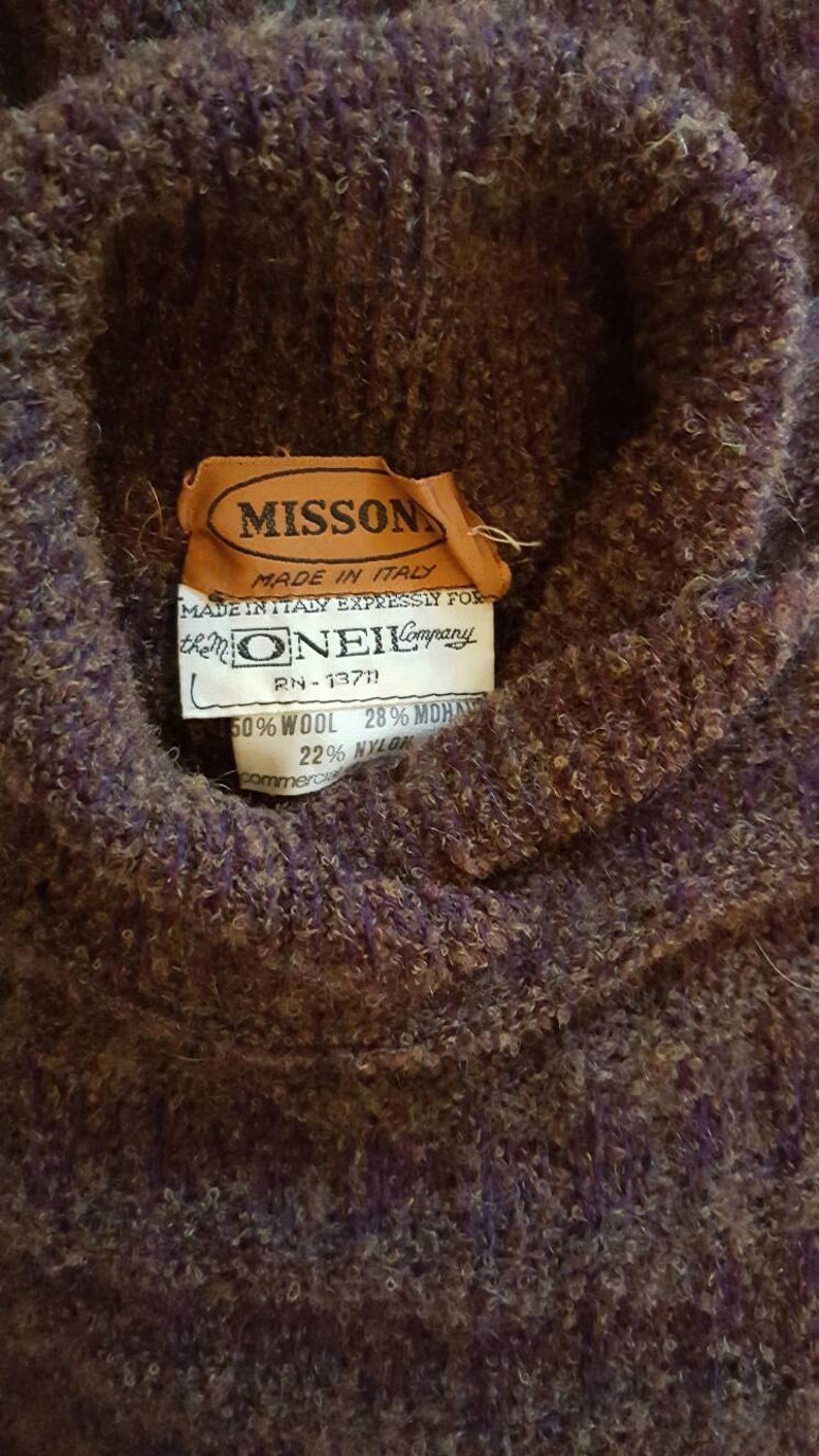 Vintage MISSONI Sweater Missoni Blouse Authentic Missoni | Etsy