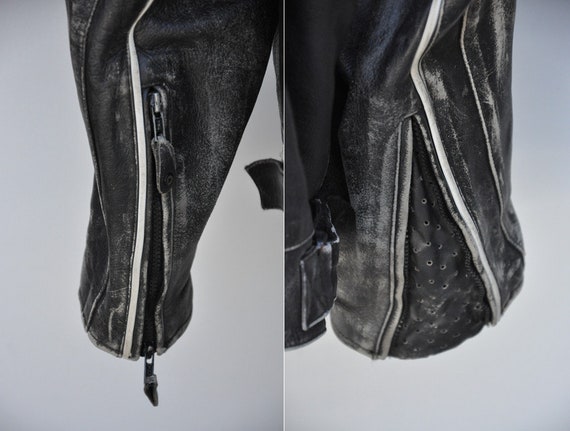 Harley distressed leather jacket best sale